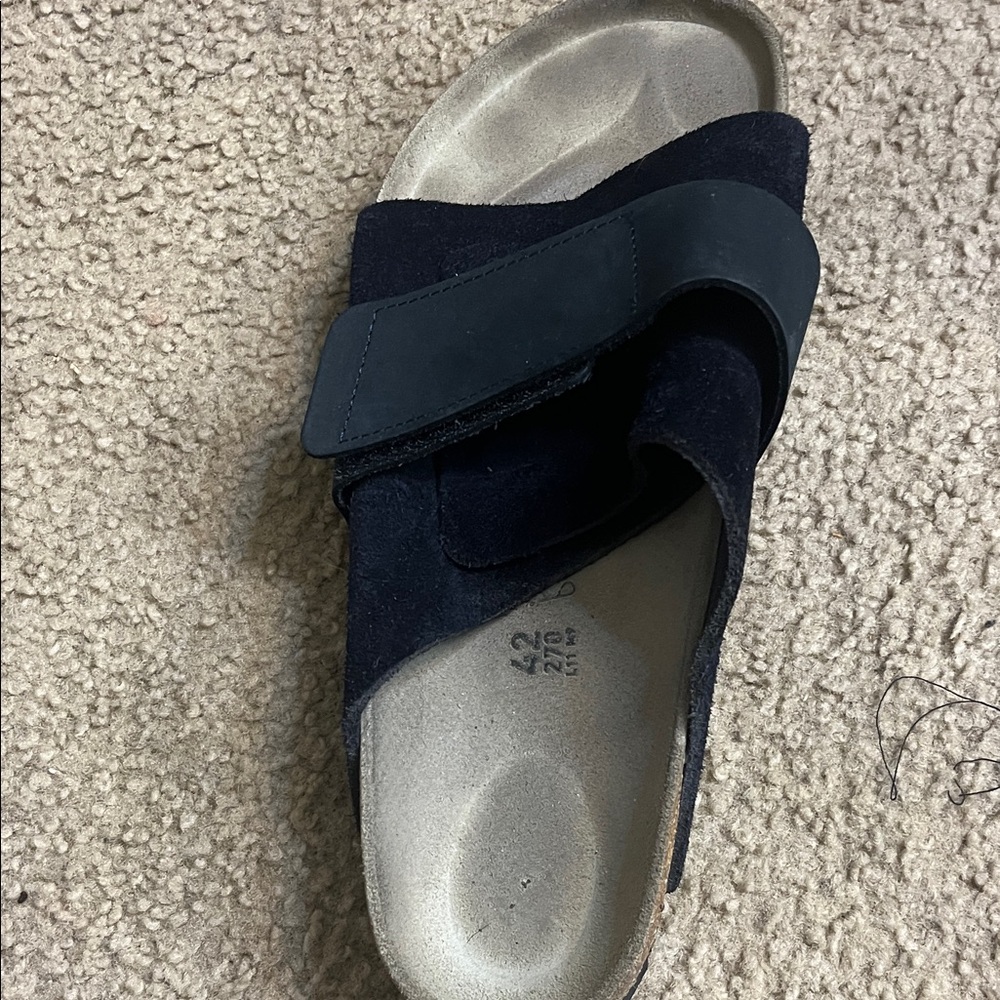 Birkenstock Navy Suede Sandals